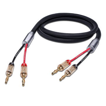 Speaker cable (pereche) 2 x 2 m, conectori tip banana